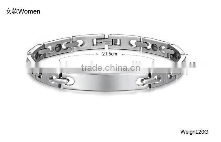 KSTONE Stainless steel magnetic bracelet,bio magnetic bracelet,magnetic bracelet
