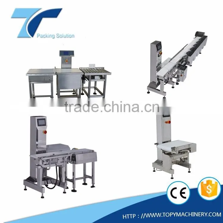 Automatic stainless Steel Check weigher, Weight checking and sorting machine, Check Scale for packaging system