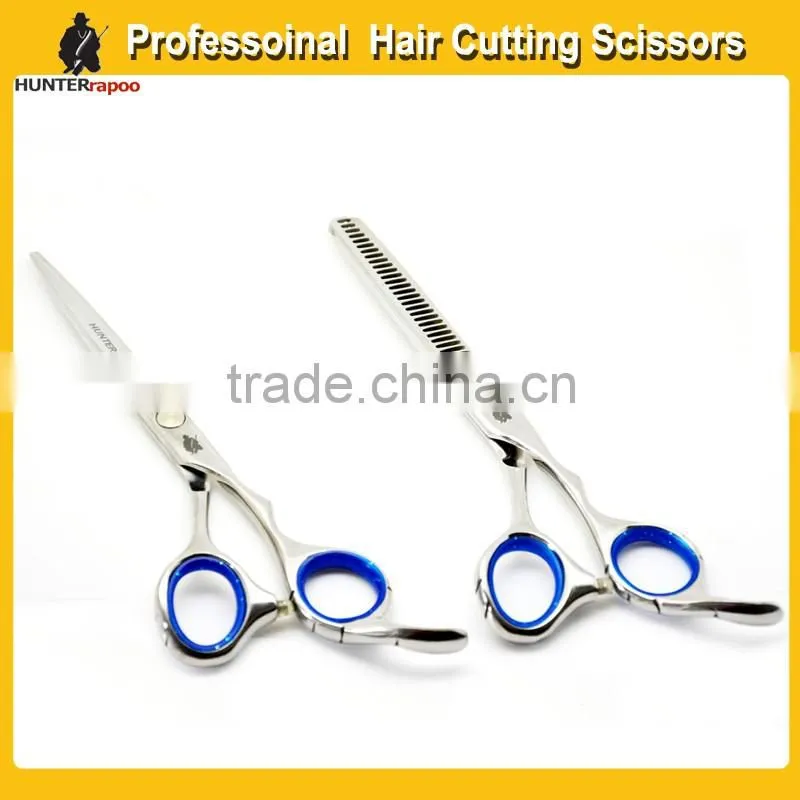 HUNTERrapoo 6" Beauty Hair Salon Scissors Set,Razor Edge Cutting Scissors & Thinning Shears