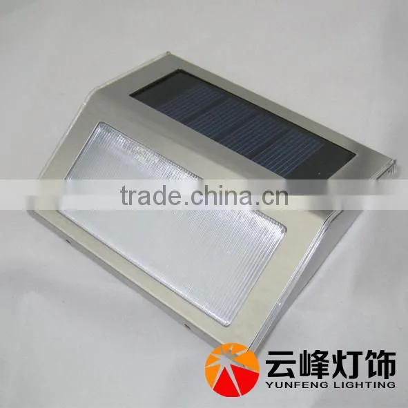 2LED stainless steel solar step light