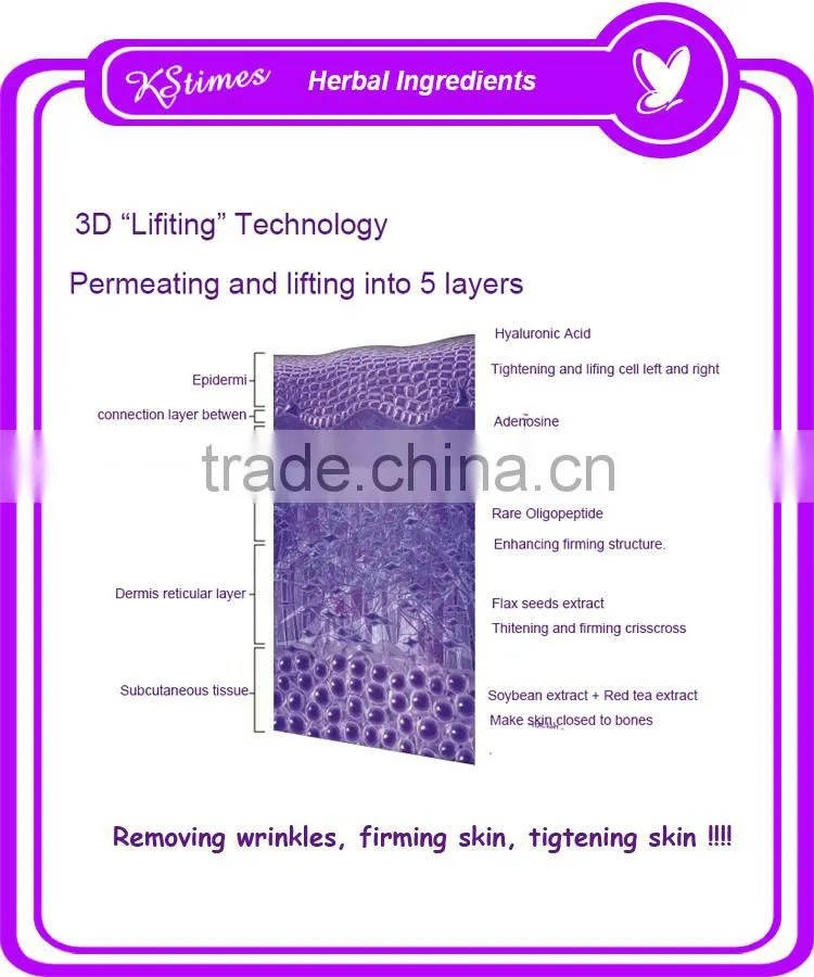 Korean formula Keep young anti-aging wrinkle removal natural anti wrinkle products