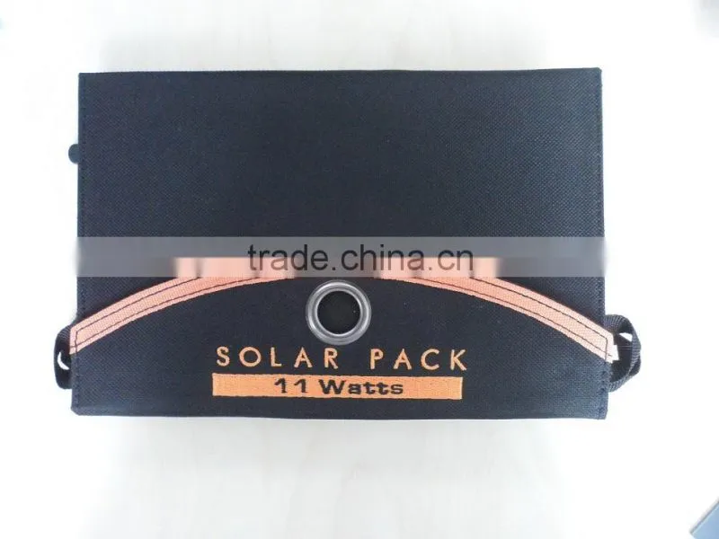 High efficiency portable solar pannels 2pcs panels 11watts charge for mobile phones