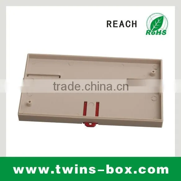Din rail plastic enclosure