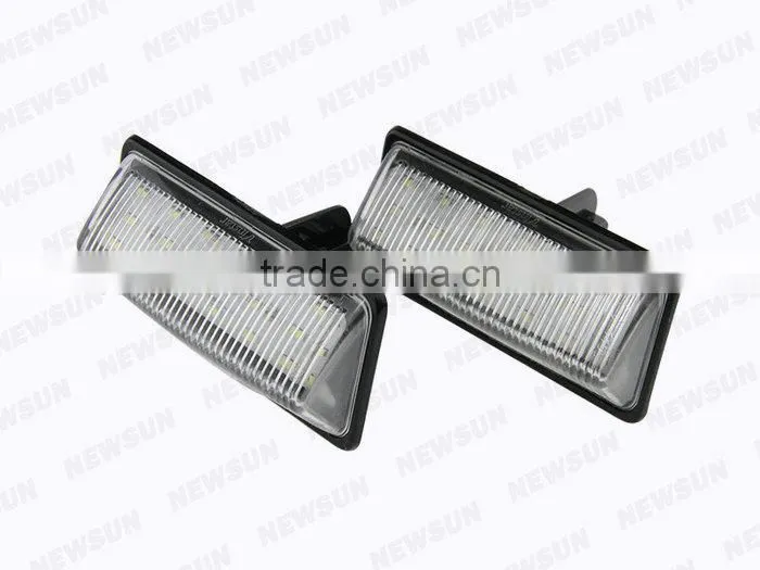 2x Super Bright White ERROR LED License Plate Number Light Lamps For N issan For T EANA 2003-2008
