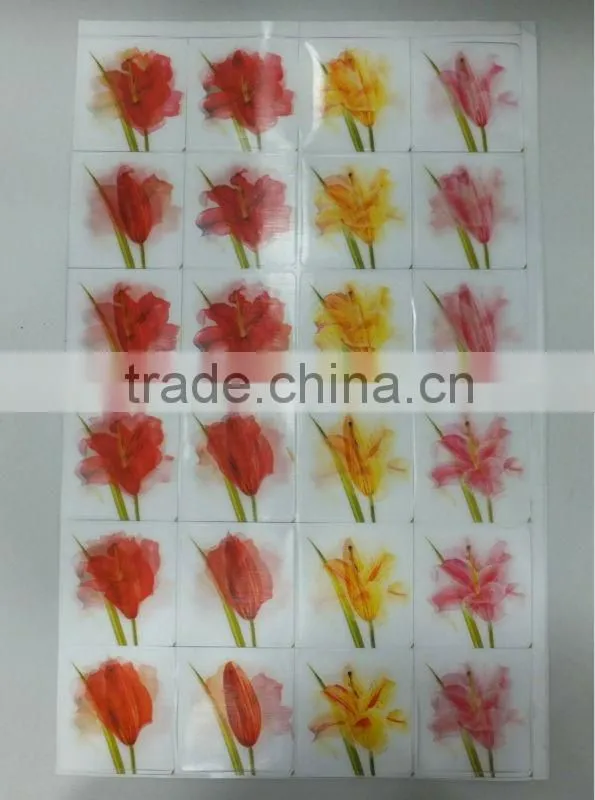 Bottle sticker, water proof label, PVC 3D Lenticular Adhesive Animation Wine Bottle Label