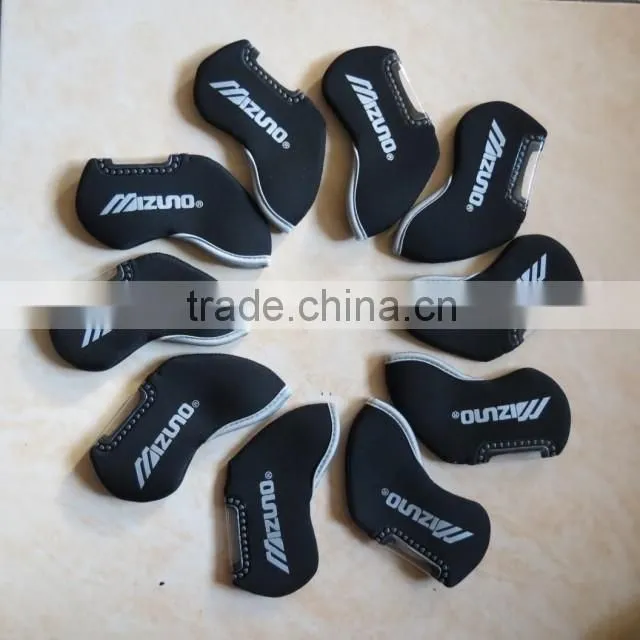 2014 fashionable elastic and durable neoprene golf iron head cover