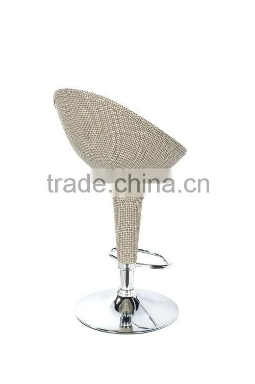 Abs Plastic mesh bar chair,high back bar chair