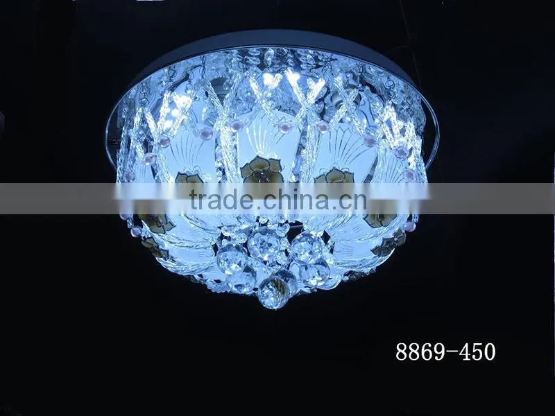 hot sell led chandelier circular round ceiling lamp the Luxury ceiling lamp ball glass Crystal ball