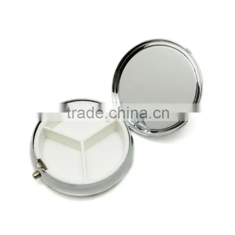 Round pill box/ pill case