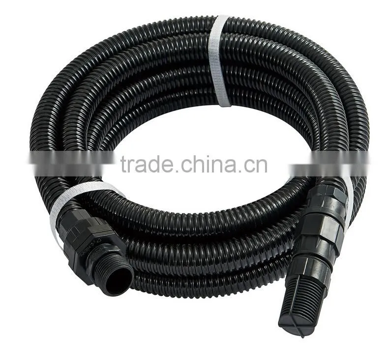 pvc flexible suction hose for water pump with connectors