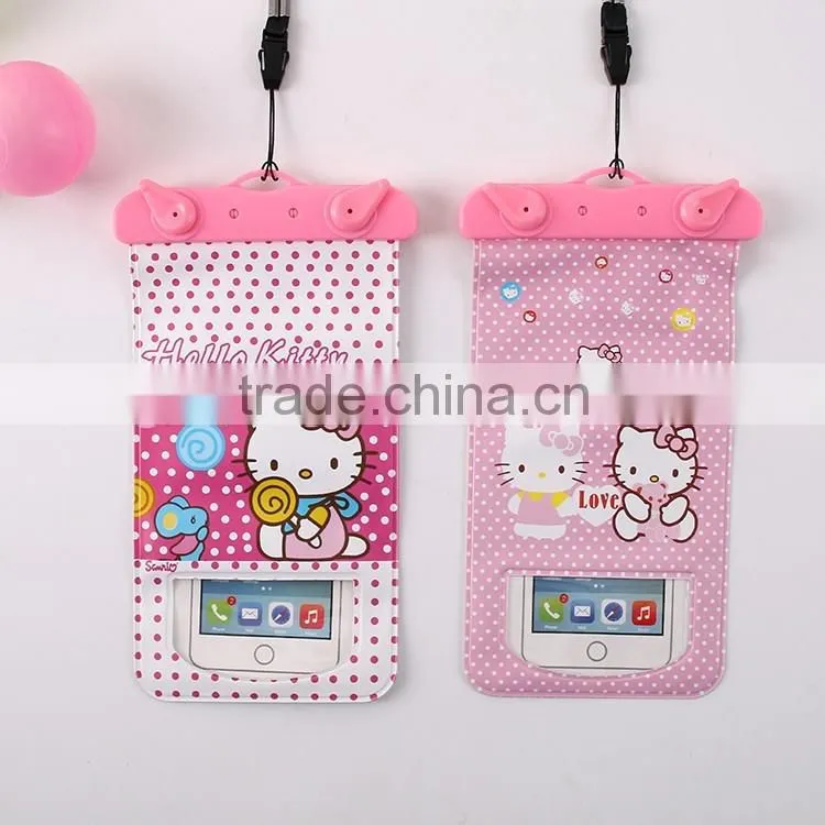 2016 new fashionable design waterproof transparent phone case