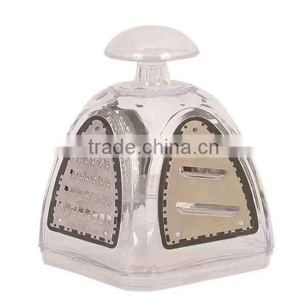 New Design Plastic 4 Sides Fruit and Vegetable Grater