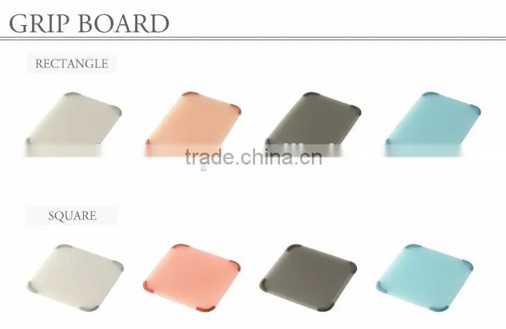 Stylish non slip cutting board with antibacterial