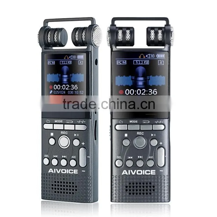 Professional HD Digital Audio Voice Recorder with MP3 Player Noise Suppression