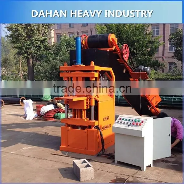 cement brick making machine and automatic fly ash interlock laying machine