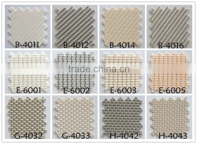 2015 new style pvc screen indoor roller blinds made in china pvc coated polyester fabric