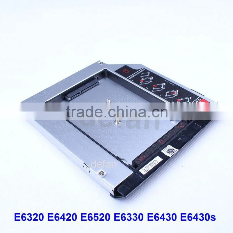 2nd HDD Caddy Tray for Dell e6320 e6420 e6520 e6330 e6430 e6430s e6430-ATG e6530