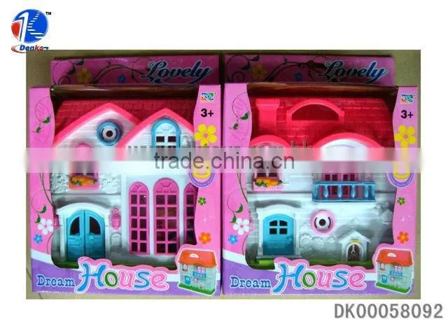 Funny Plastic Happy Family Toy Villa
