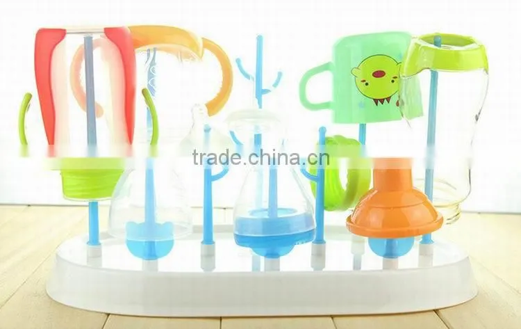 BPA free safety multifunction baby feeding bottle drying rack