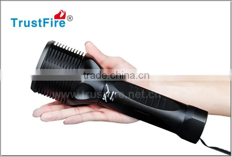 TrustFire DF005 8.4V diving torch, 5*Cree XM-L 2 leds aluminum flashlight, 2300LM IPX6 underwater 100M waterproof flash torch