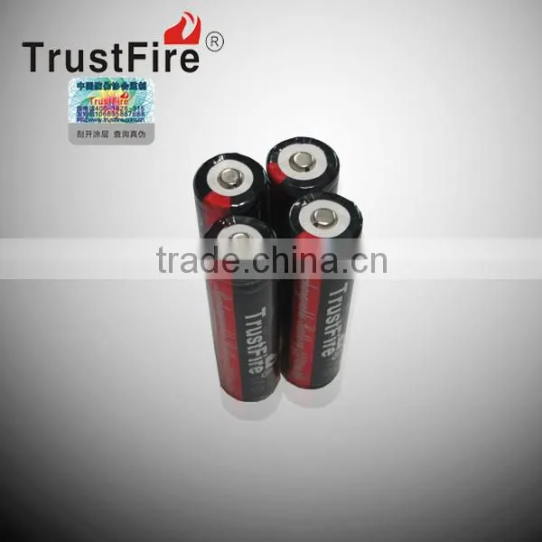 TrustFire 18650 li-ion rechargeable battery 2400mah 3.7v icr 18650 li-ion rechargeable battery good quality 1865 li-ion battery