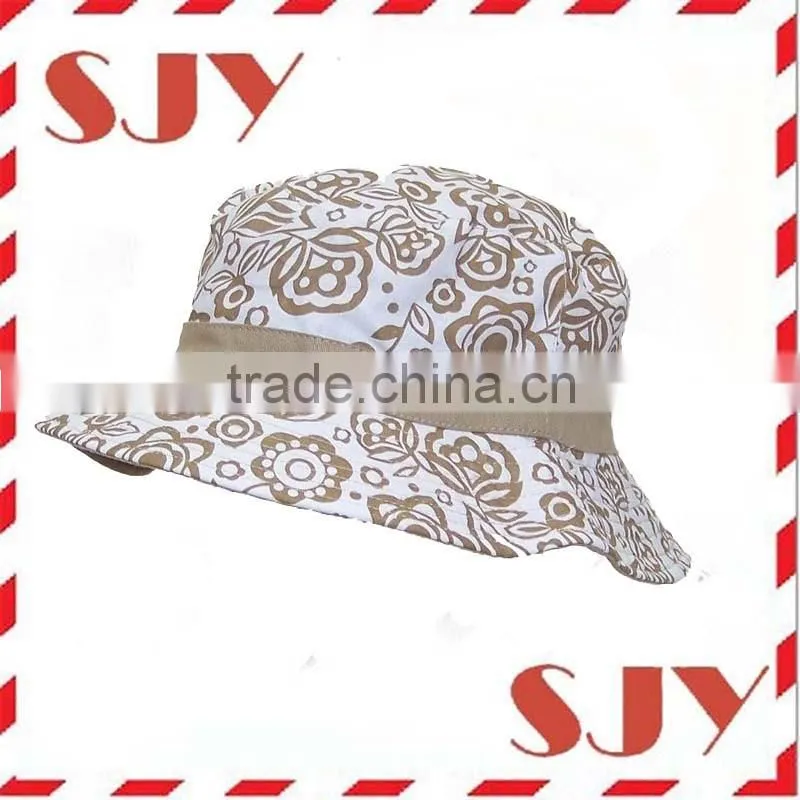 New arrival flower bucket hat wholesale colorful bucket hat