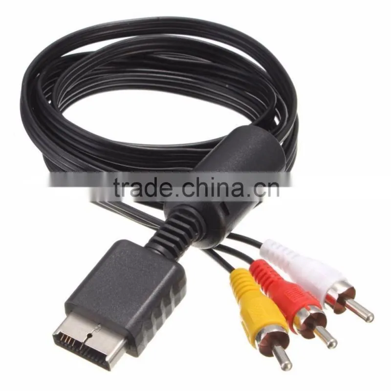 6 Ft Audio Video AV TV Cable Cord to RCA For Play Station for PS/ for PS2/ for PS3 System Audio Video Cable