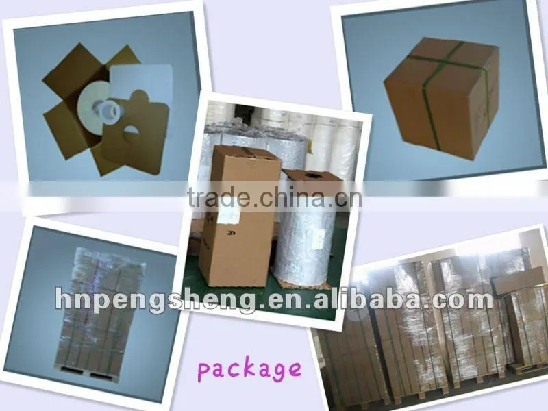 transparent clear PET thermal film for laminating and printing