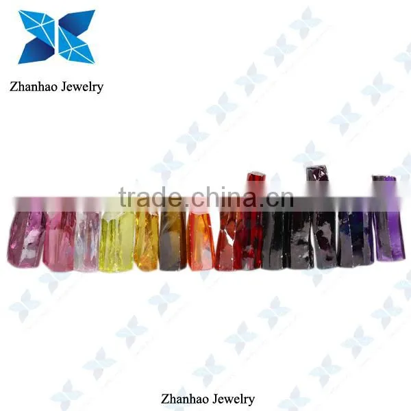Raw semiprecious materials stone for synthetic gems