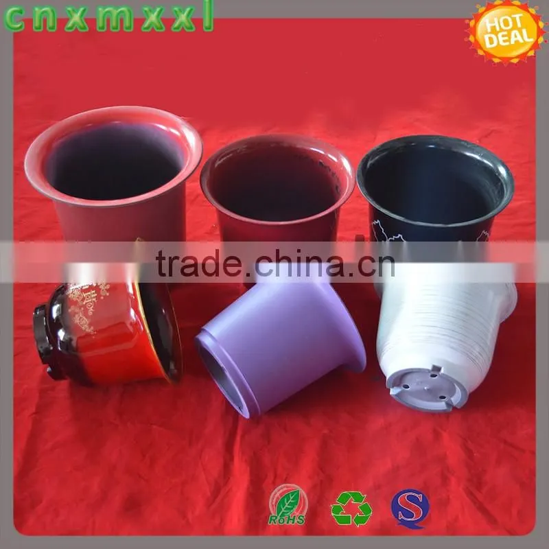 two coloured painting large indoor plant pots outdoor vases planters