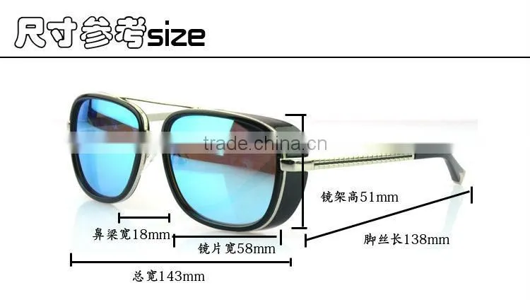 IRON MAN 3 Matsuda RAY Same Model 3023 TONY Sunglasses Designer Brand Sun glasses Men Sports Eyewear Cool Aviators +package