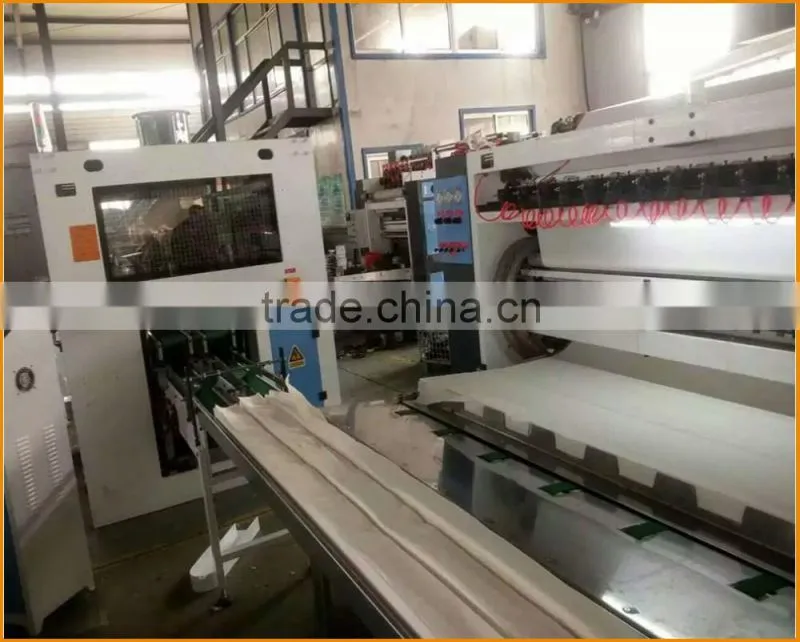 YDF-MJV-1860 Automatic high yield tissue paper folding type facial tissue paper machine