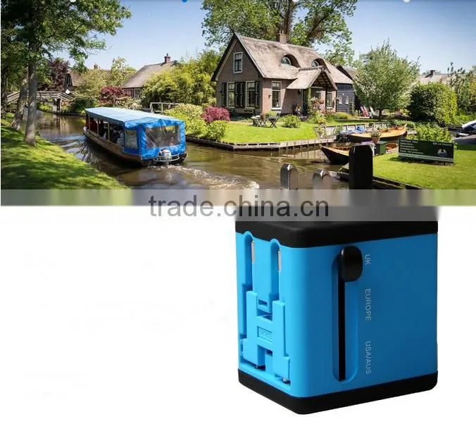 Promotional International power travel adaptor with usb port Electric travel adapter
