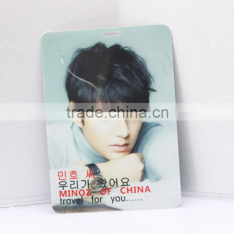 customized colorful printing plastic pvc greeting card