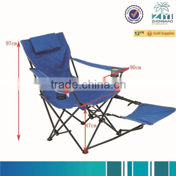 Camping chair with foot rest