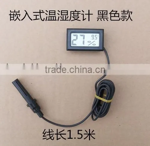 Mini Shape Accurate LCD Digital Hygrometer Thermometer with OEM Length Sensor Probe