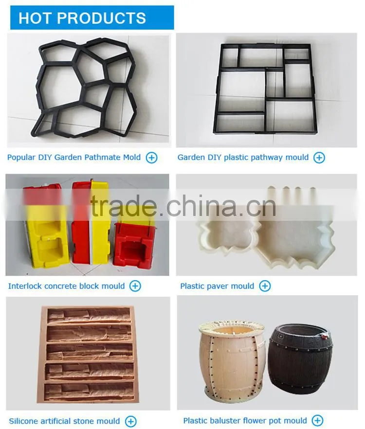 Durable long life best sale plastic mold for interlocking brick