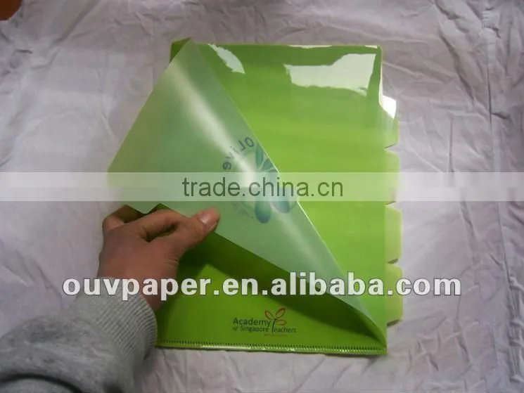 Clear L folder with PP