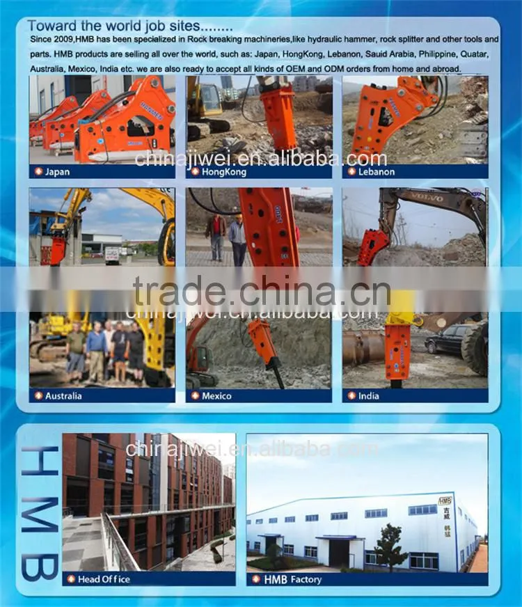 hydraulic vibrating soil compactor for excavator