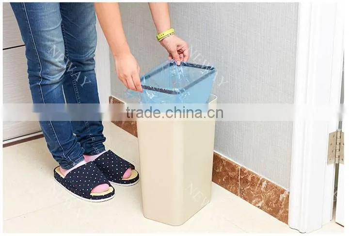 fancy plastic 8l garbage bin