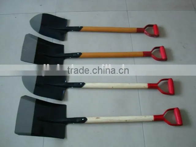 different type of shovel ,spade with handle