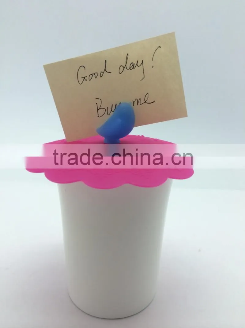 Silicone Rubber Cup Lid Ceramic Animal Shapes Mug Lid Coffee Mug Lid