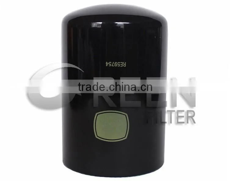 RE59754 oil filter use for John Deere parts,engine lube spin-on truck oil filter