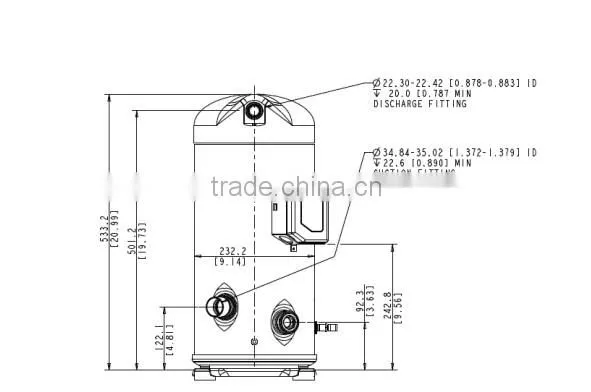 Copeland Compressor on sale ZP137KCE-TFD