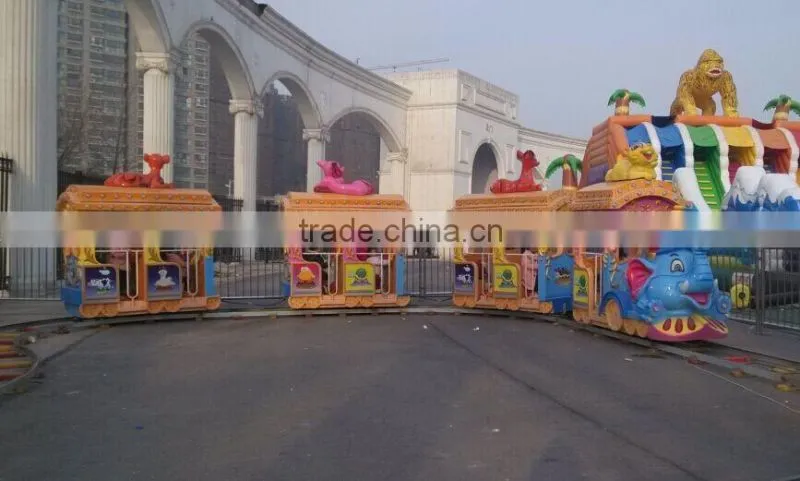 Hot sale!Amusement ride electric outdoor mini rail train for sale