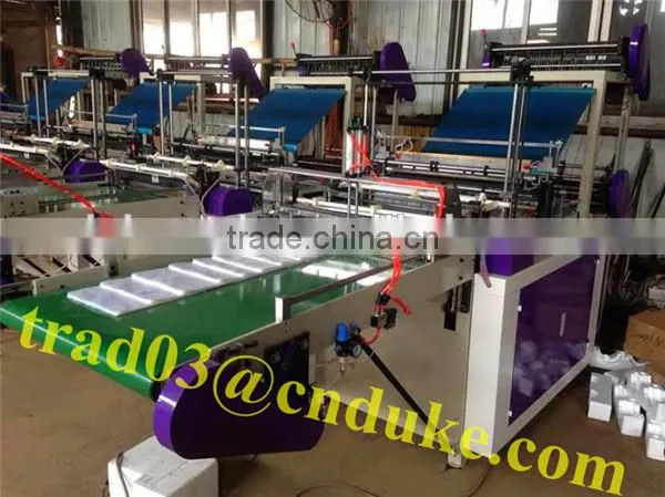 Low Price New Design With Transfer Belt Bottom Sealing Flat Bag Making Machine