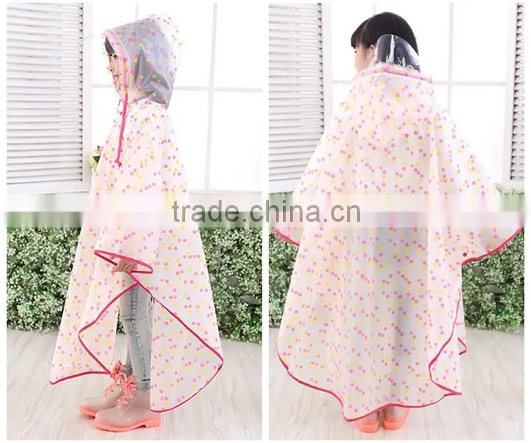 EVA Poncho With Hood For Kids