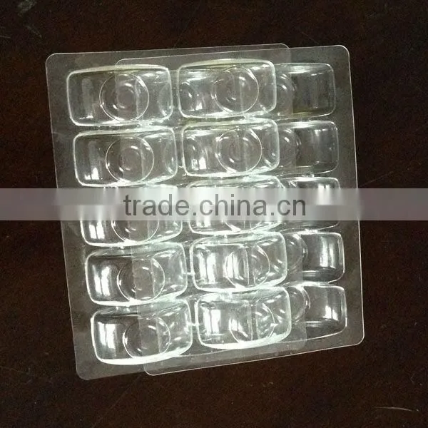 PET clear plastic macaron container