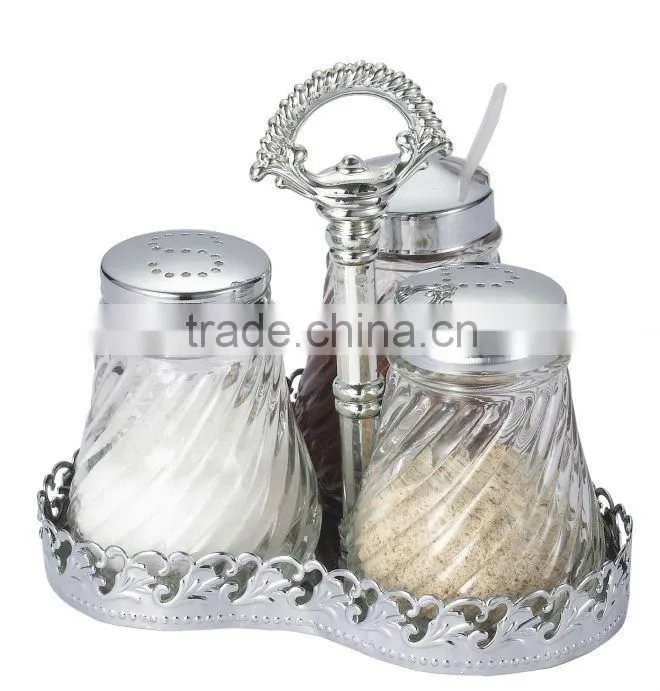 easy pour spout glass spice jar
