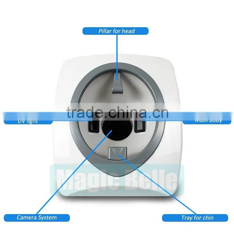 Korea technology high pixels Skin Diagnosis System skin analyzer in china